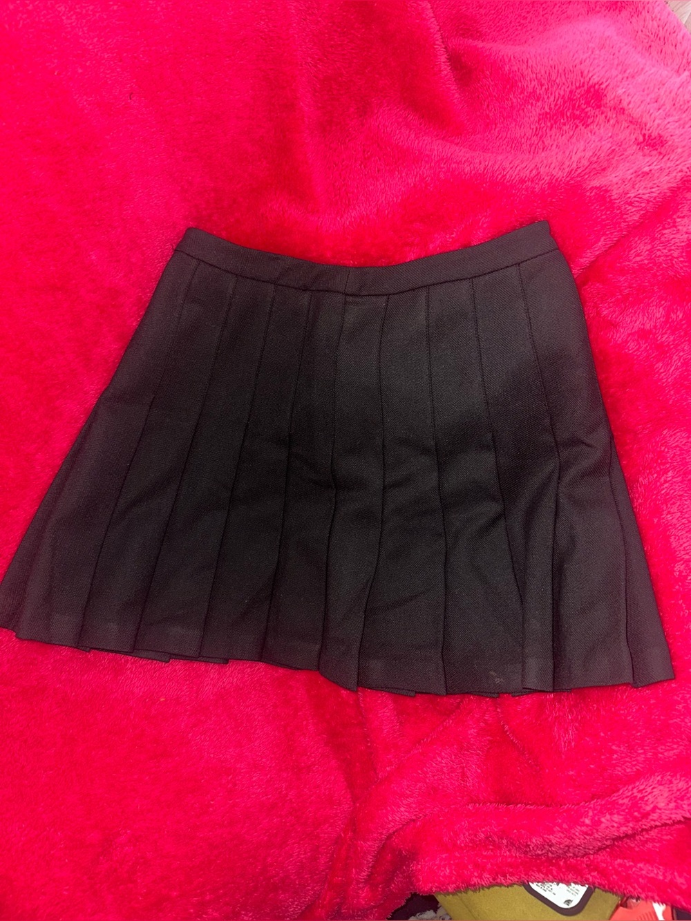 Wilfred Black Pleated Mini Skirt - Classic Schoolgirl Style